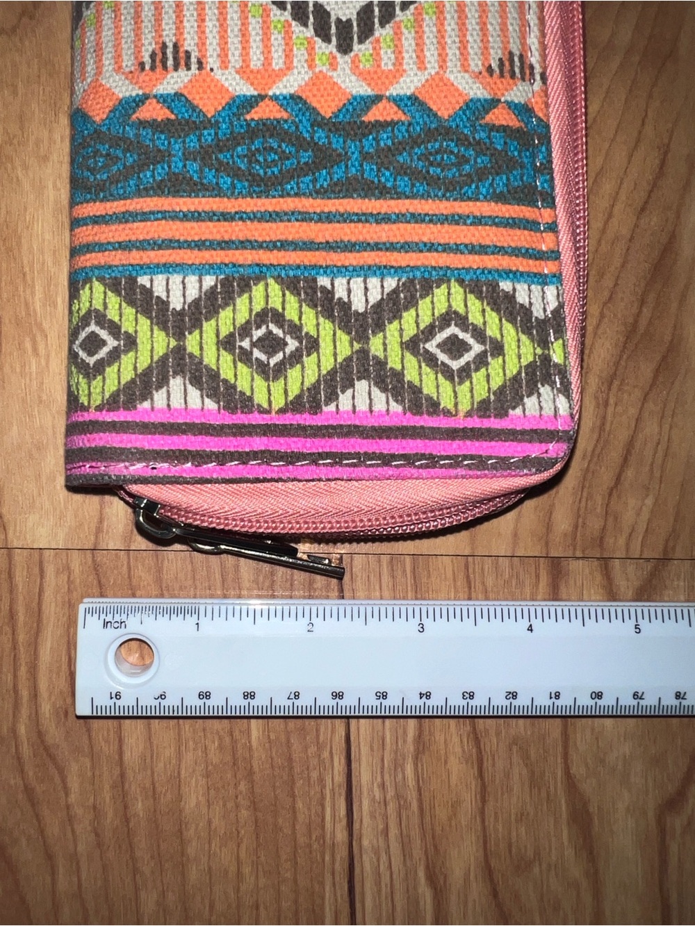 Aztec Geometric Zip Wallet - Picture 7 of 7